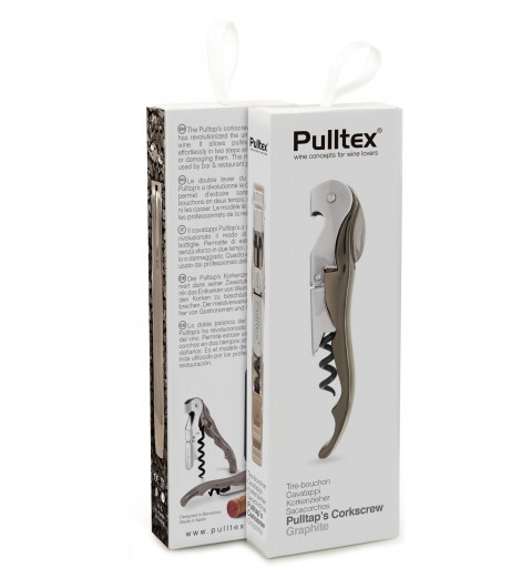 Pulltex Korkenzieher Classic Graphit mit Etui